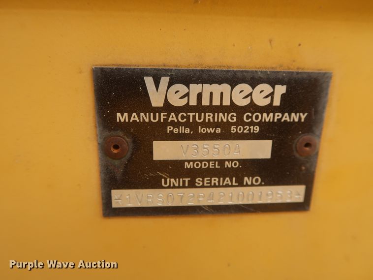image for item IP9882 2002 Vermeer V3550A  trencher