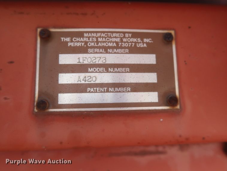 image for item IP9883 1988 Ditch Witch 5010  trencher