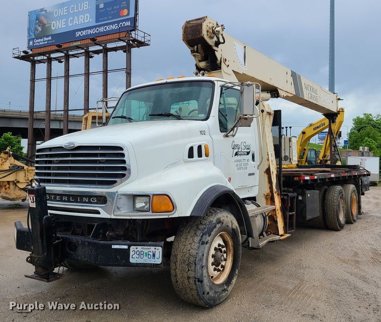 image for item IQ9232 2005 Sterling L-Line  crane truck