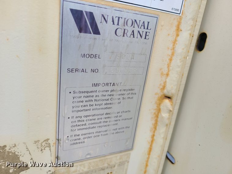 image for item IQ9232 2005 Sterling L-Line  crane truck