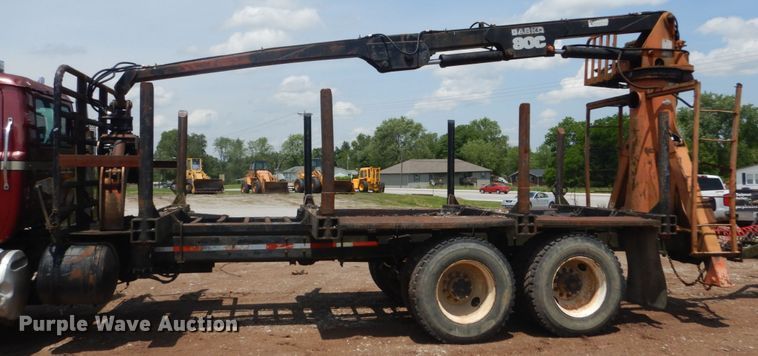 image for item IQ9512 1997 Mack RD688S  log loader truck