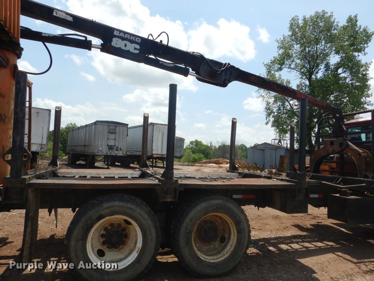 image for item IQ9512 1997 Mack RD688S  log loader truck