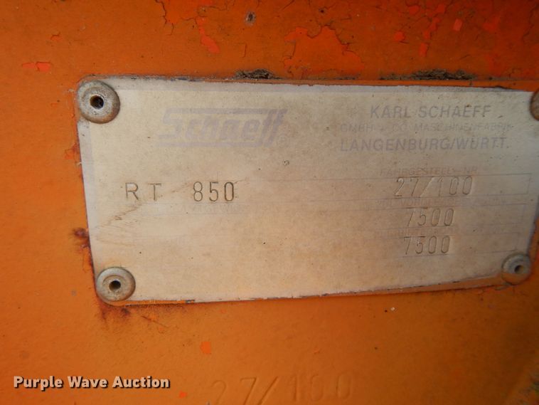 image for item IQ9523 Schaeff RT850  forklift