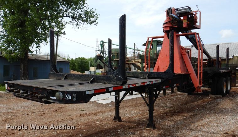 image for item IQ9524 1978 Daco log trailer