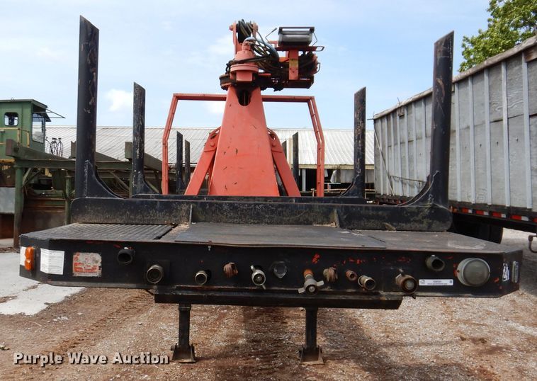 image for item IQ9524 1978 Daco log trailer