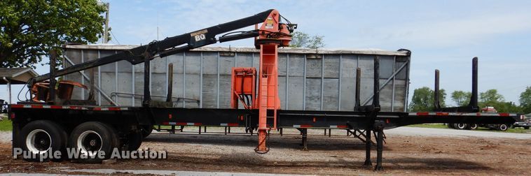 image for item IQ9524 1978 Daco log trailer