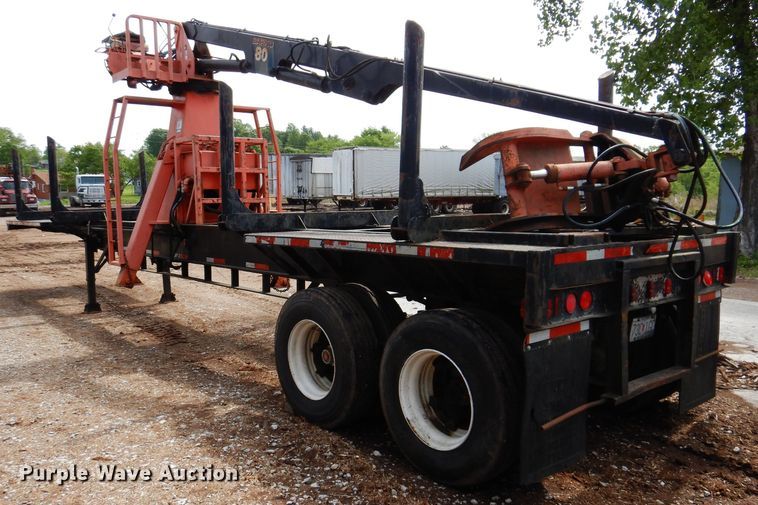 image for item IQ9524 1978 Daco log trailer