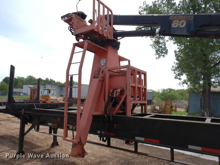 image for item IQ9524 1978 Daco log trailer