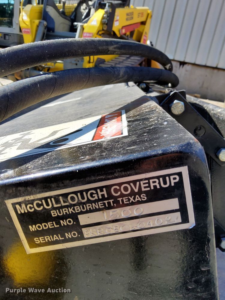 image for item IQ9565 Mccullough 1500  40"W backfill auger