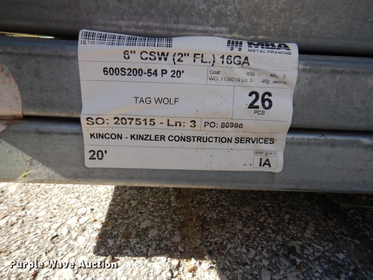 image for item IQ9582 Channel iron