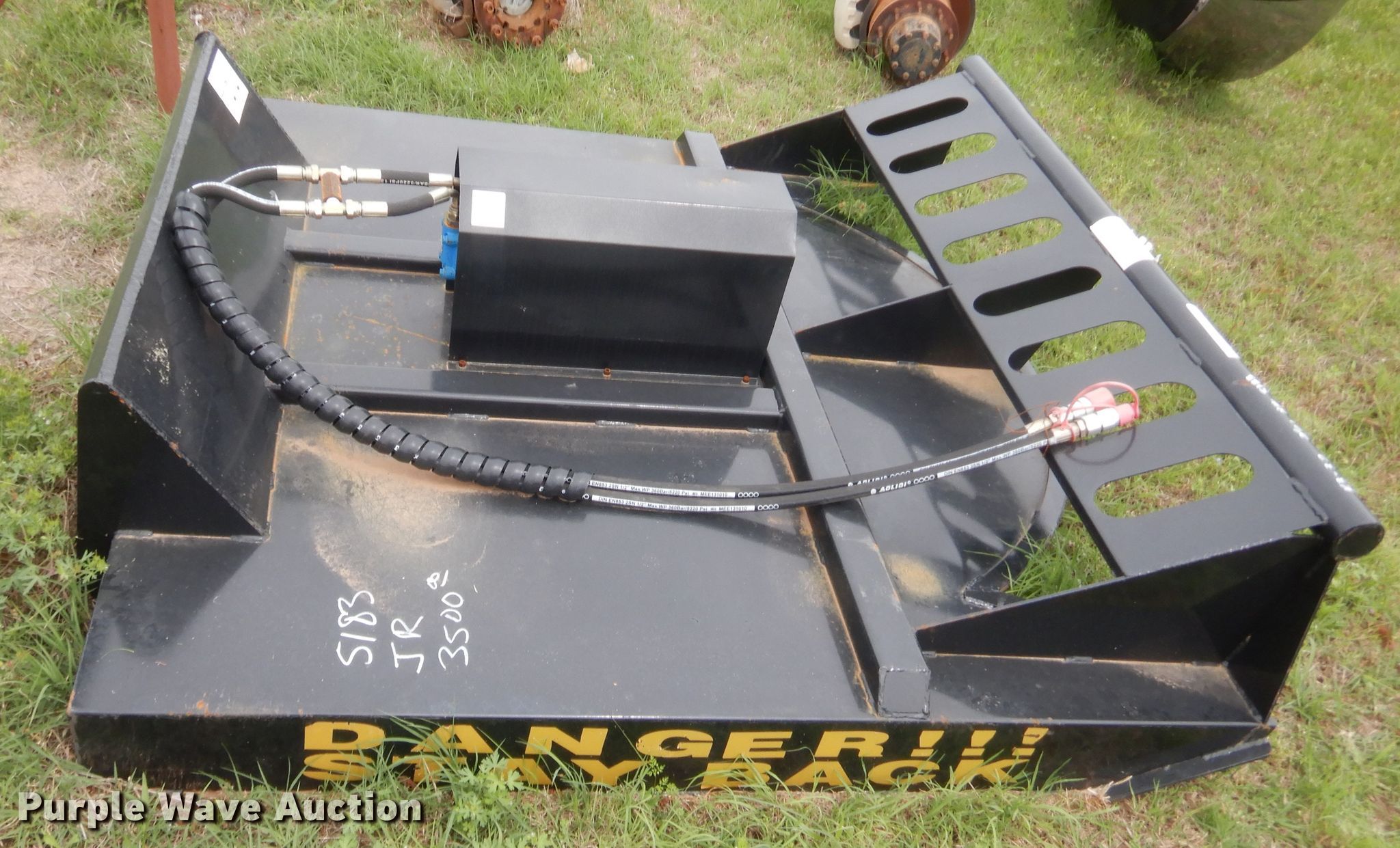 Mower King SSRC 72"W skid steer mower in El Reno, OK Item IP9796 sold