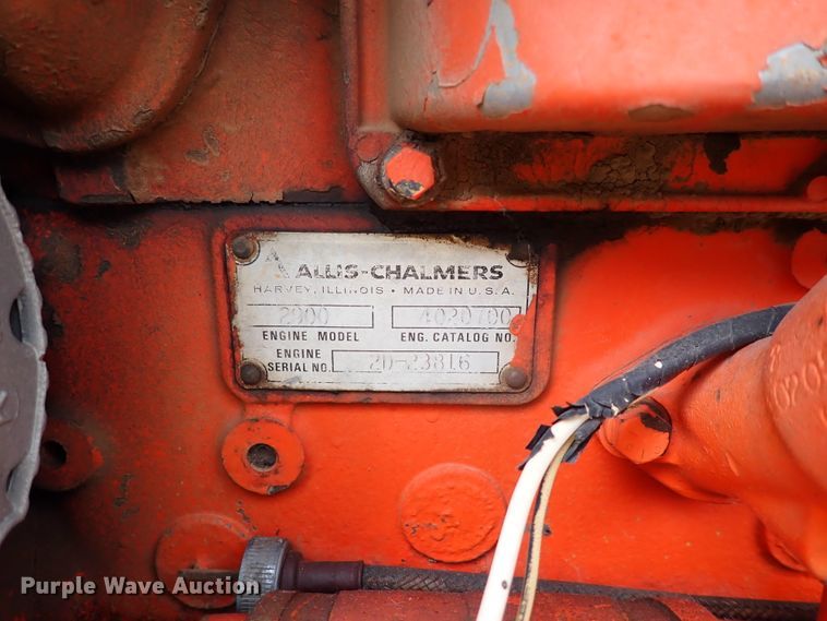 image for item DL7520 Allis Chalmers 190  tractor