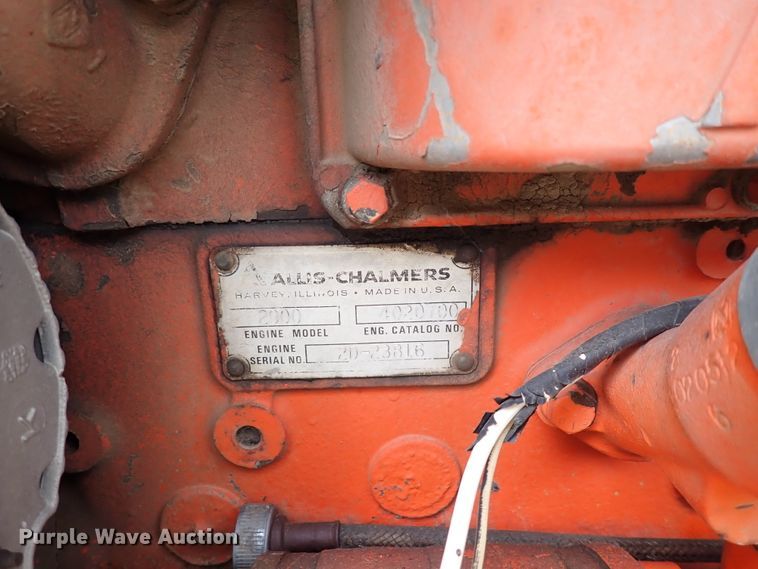 image for item DL7520 Allis Chalmers 190  tractor