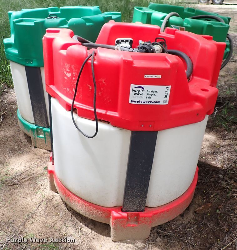 image for item DL7522 (3) Monsanto mechanical poly transfer tanks