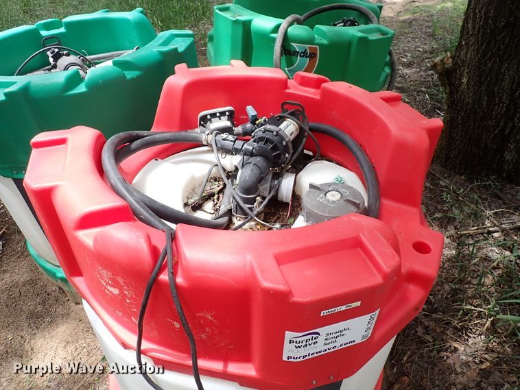 image for item DL7522 (3) Monsanto mechanical poly transfer tanks