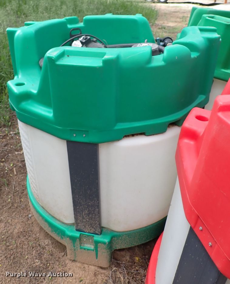 image for item DL7522 (3) Monsanto mechanical poly transfer tanks