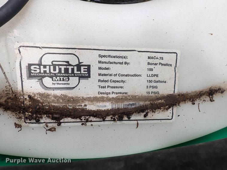 image for item DL7522 (3) Monsanto mechanical poly transfer tanks