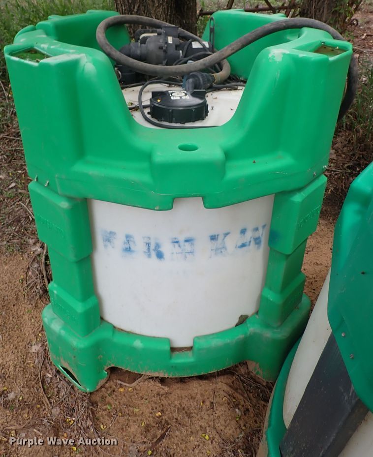 image for item DL7522 (3) Monsanto mechanical poly transfer tanks