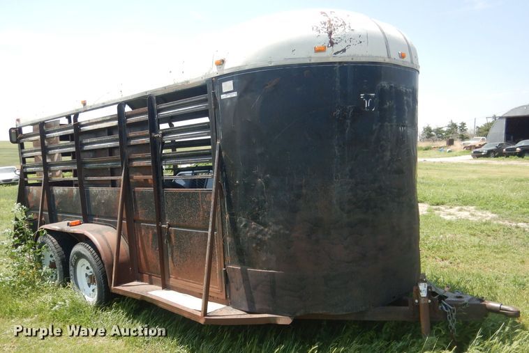 image for item FI9117 Circle H  livestock trailer
