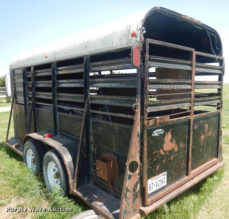 image for item FI9117 Circle H  livestock trailer