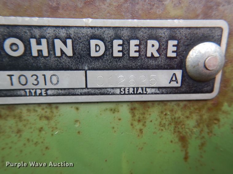 image for item HI9795 John Deere T0310  disk