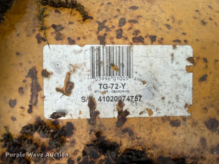 image for item IC9378 King Kutter TG-72-Y  tiller