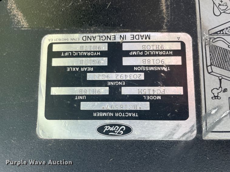 image for item IC9384 Ford 7710  tractor