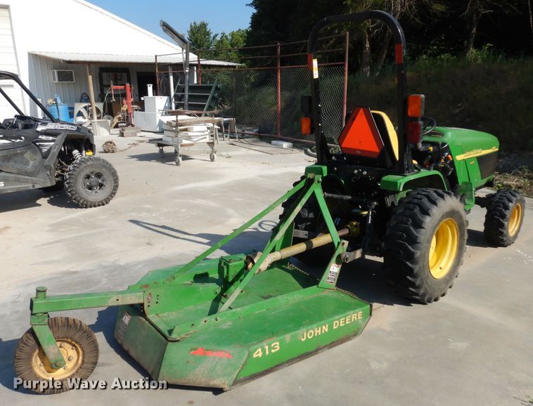 image for item ID9972 2002 John Deere 4115  MFWD tractor