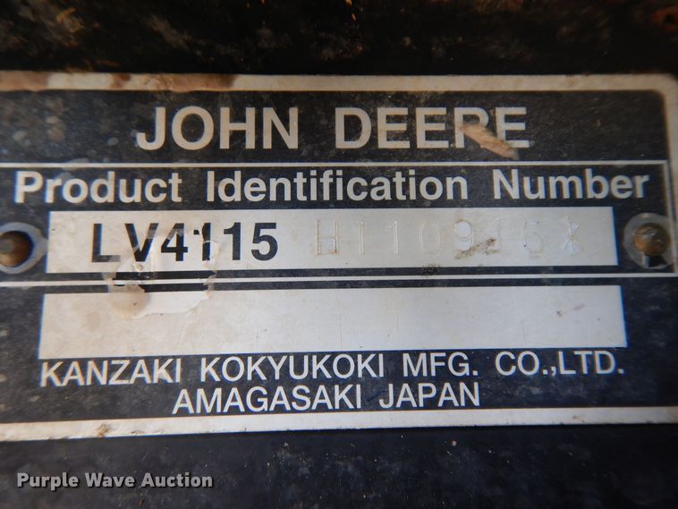 image for item ID9972 2002 John Deere 4115  MFWD tractor
