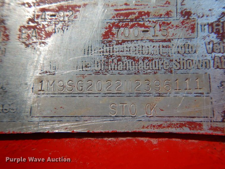 image for item IL9479 1992 Maxwell  livestock trailer