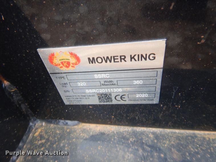image for item IP9799 2020 Mower King SSRC  72"W skid steer mower