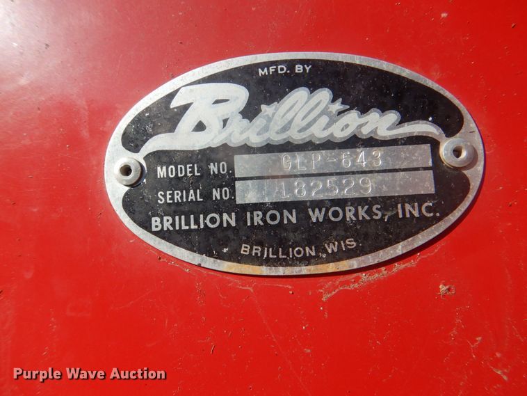image for item IY9484 Brillion GLP 643  seeder