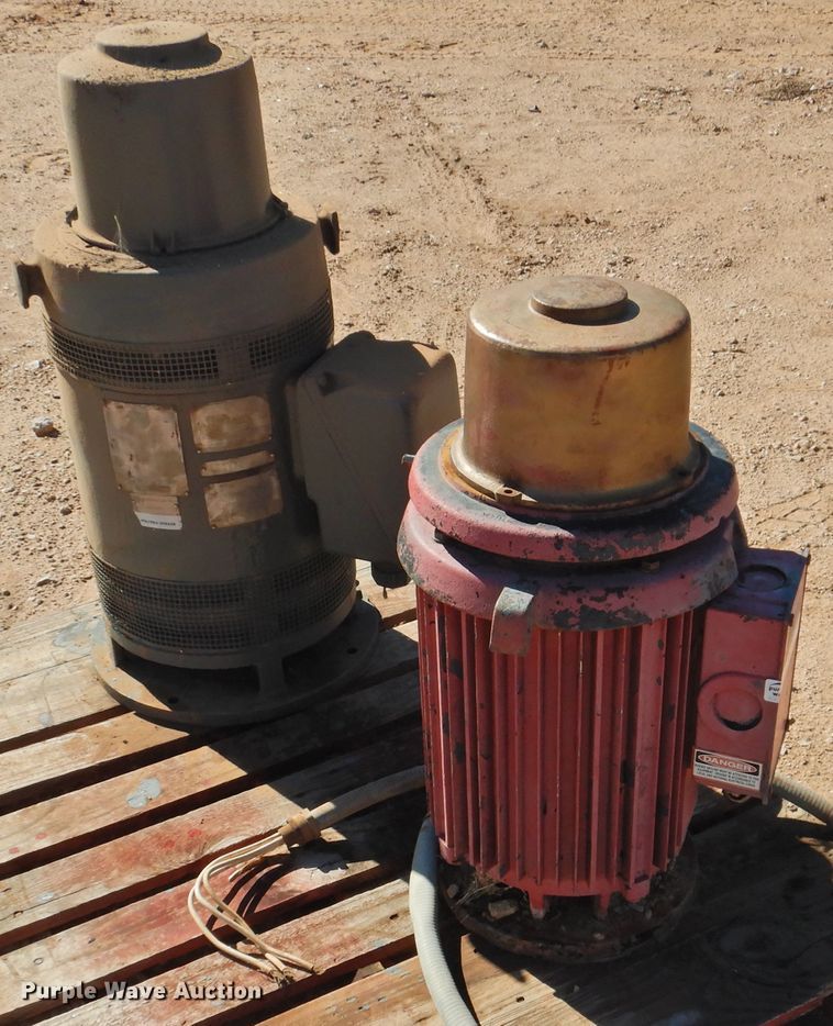 image for item JX9928 (2) electric irrigation motors