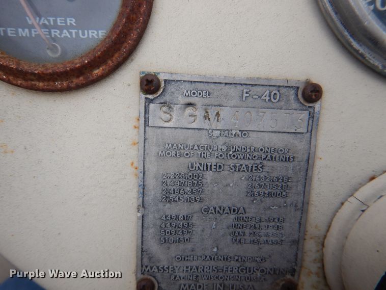 image for item JY9947 Ferguson F40  tractor