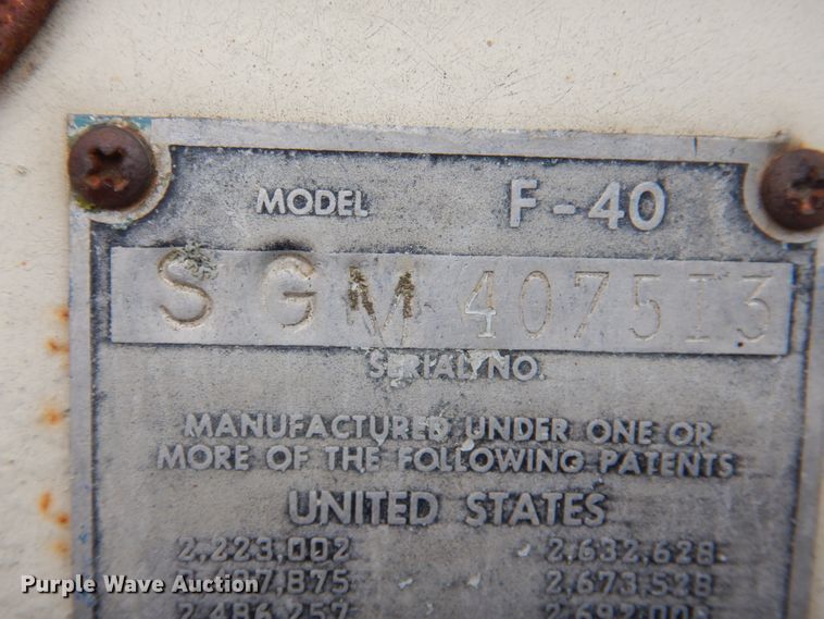 image for item JY9947 Ferguson F40  tractor