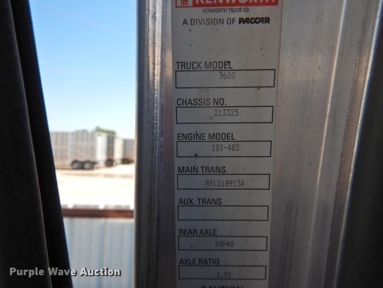 image for item DK2243 2008 Kenworth T600  semi truck