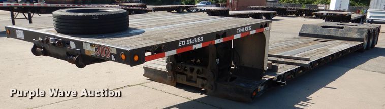 image for item DL8961 2013 Trail King TK70MED482  lowboy equipment trailer