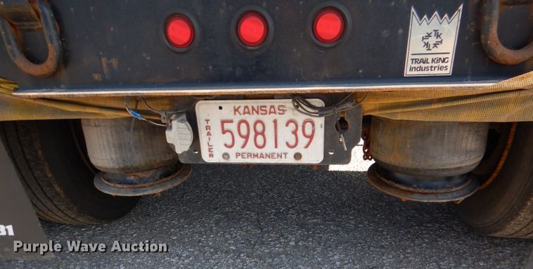 image for item DL8961 2013 Trail King TK70MED482  lowboy equipment trailer