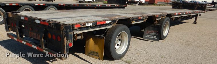 image for item DL8962 2014 Doonan 532DBC1DCDM  drop deck trailer