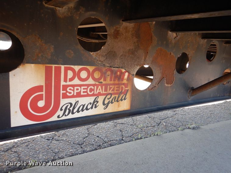 image for item DL8962 2014 Doonan 532DBC1DCDM  drop deck trailer