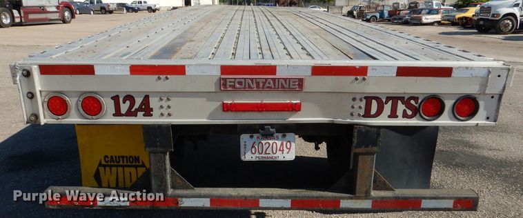 image for item DL8965 2016 Fontaine HCICF22RSA  flatbed  trailer