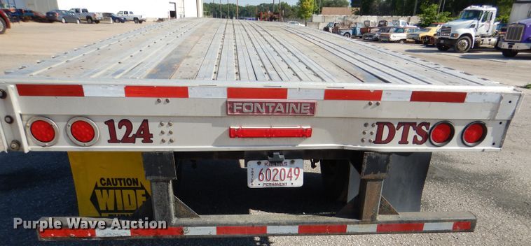 image for item DL8965 2016 Fontaine HCICF22RSA  flatbed  trailer