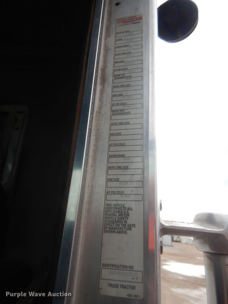 image for item HG9578 2012 Kenworth T800  semi truck