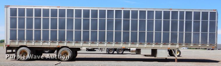 image for item IQ9536 2008 Barrett Eagle  livestock trailer