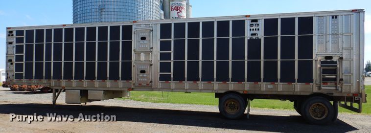 image for item IQ9536 2008 Barrett Eagle  livestock trailer
