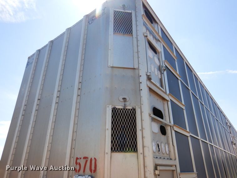 image for item IQ9536 2008 Barrett Eagle  livestock trailer