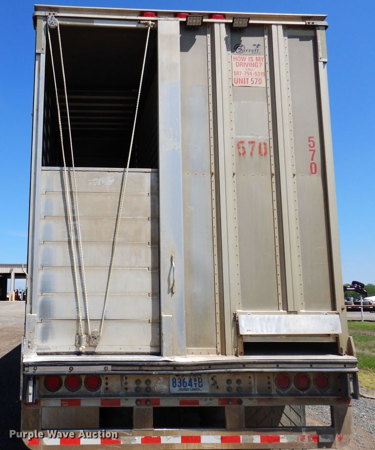 image for item IQ9536 2008 Barrett Eagle  livestock trailer