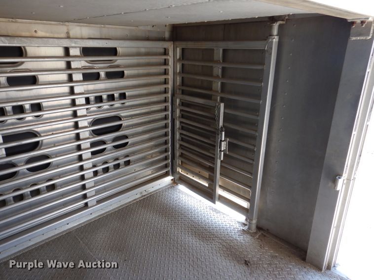 image for item IQ9536 2008 Barrett Eagle  livestock trailer