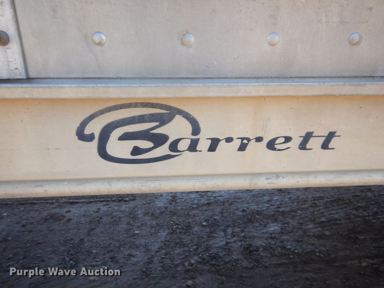 image for item IQ9536 2008 Barrett Eagle  livestock trailer