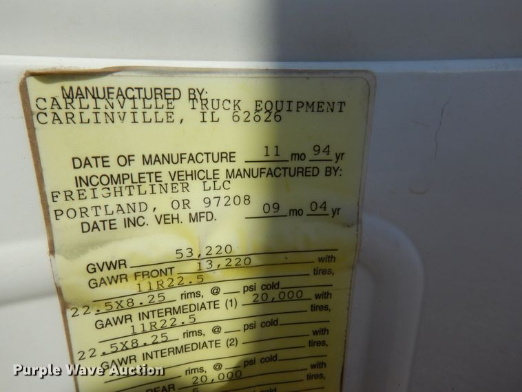 image for item KA9000 2005 Freightliner Business Class M2  rollback truck